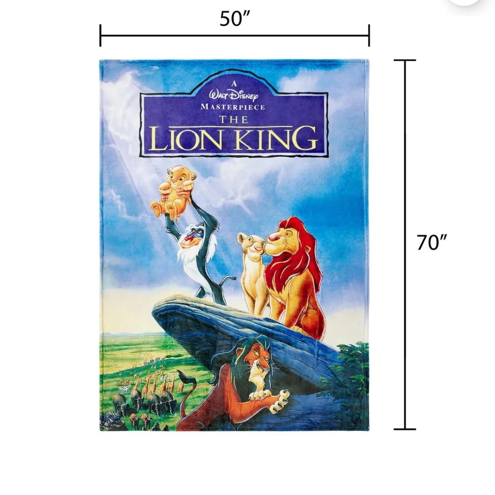 Disney Lion King Throw Blanket And Box - Picture 2 of 4